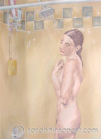 Shower Watercolor