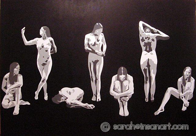 7 Figures (in oil)