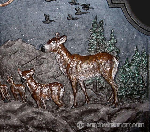 Deer Plate - detail2